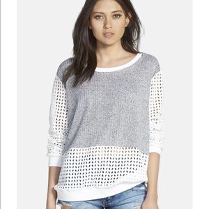 Whitney Eve Blood Lily Laser Cut Sweatshirt